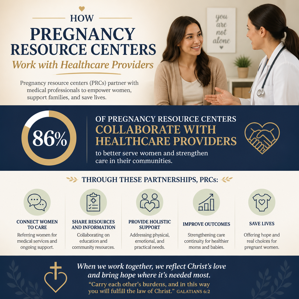 How pregnancy resource centers work with healthcare providers statistics
