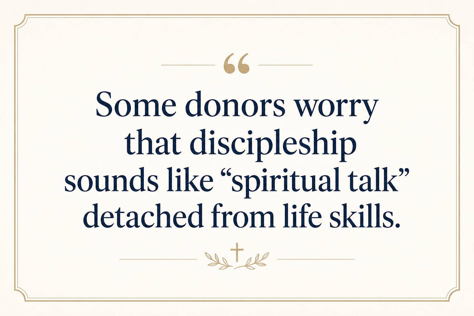 Key insight about How prison discipleship reduces recidivism