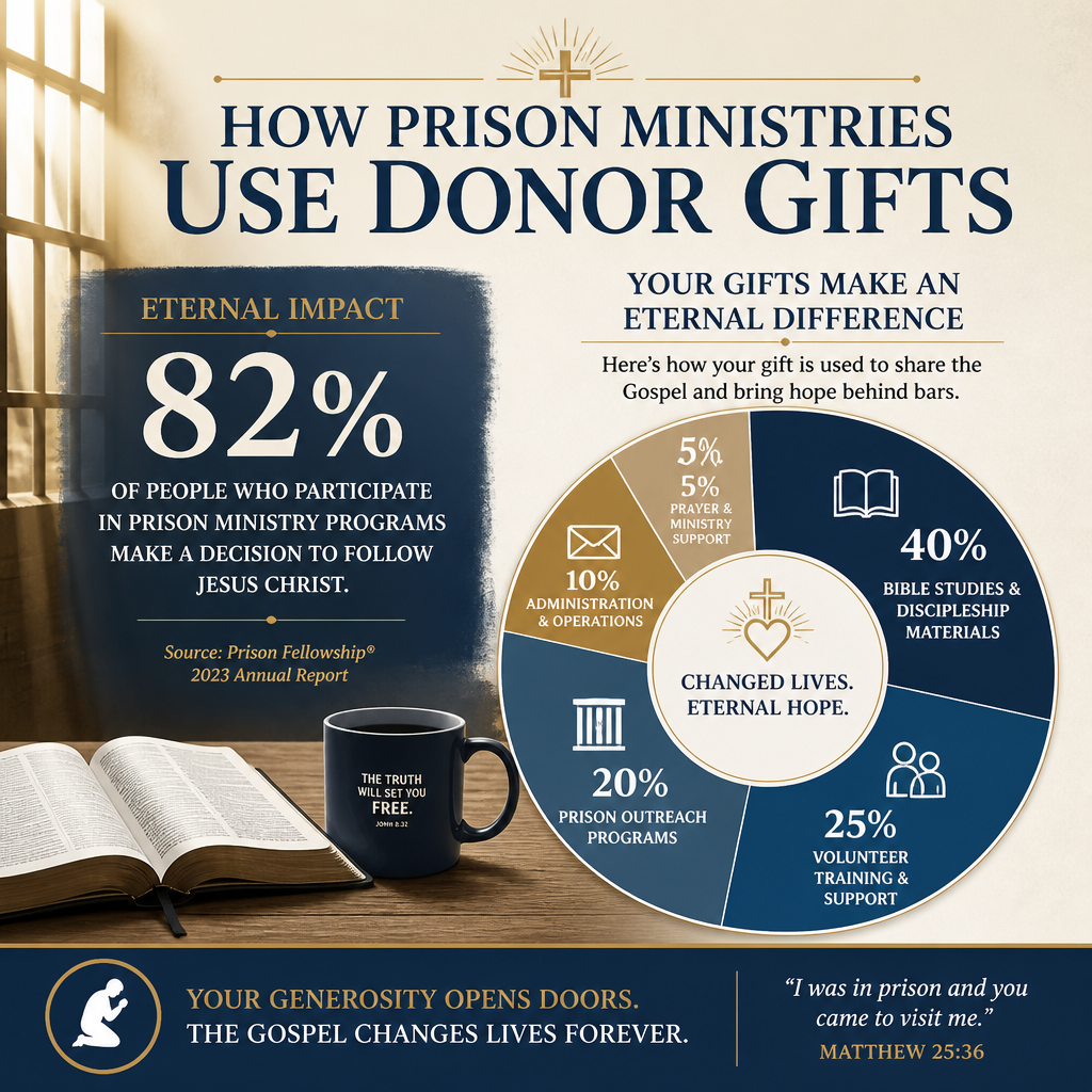 How Prison Ministries Use Donor Gifts statistics