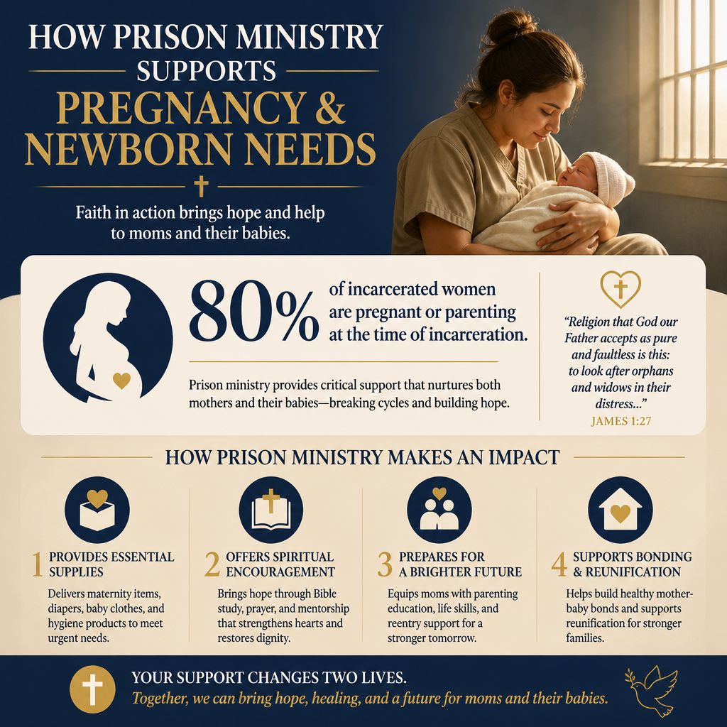 How prison ministry supports pregnancy and newborn needs statistics