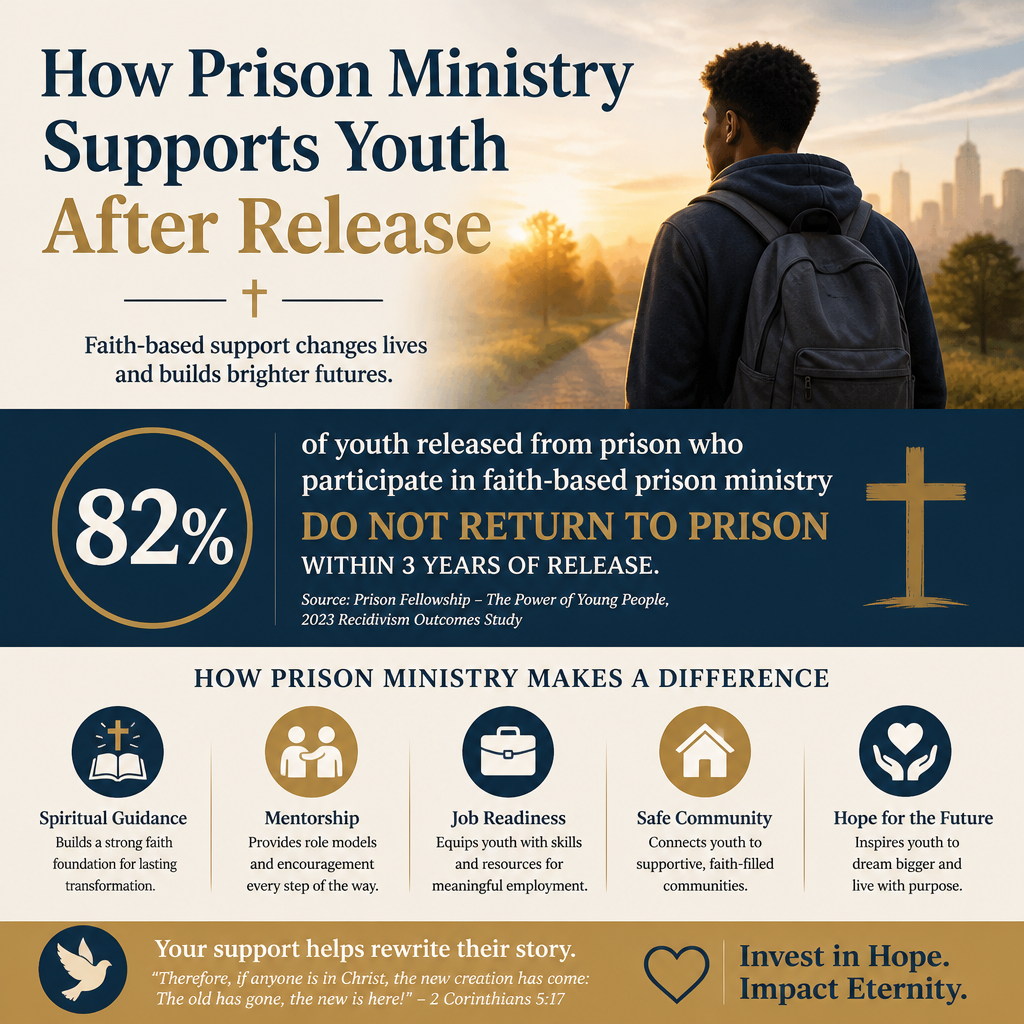 How prison ministry supports youth after release statistics