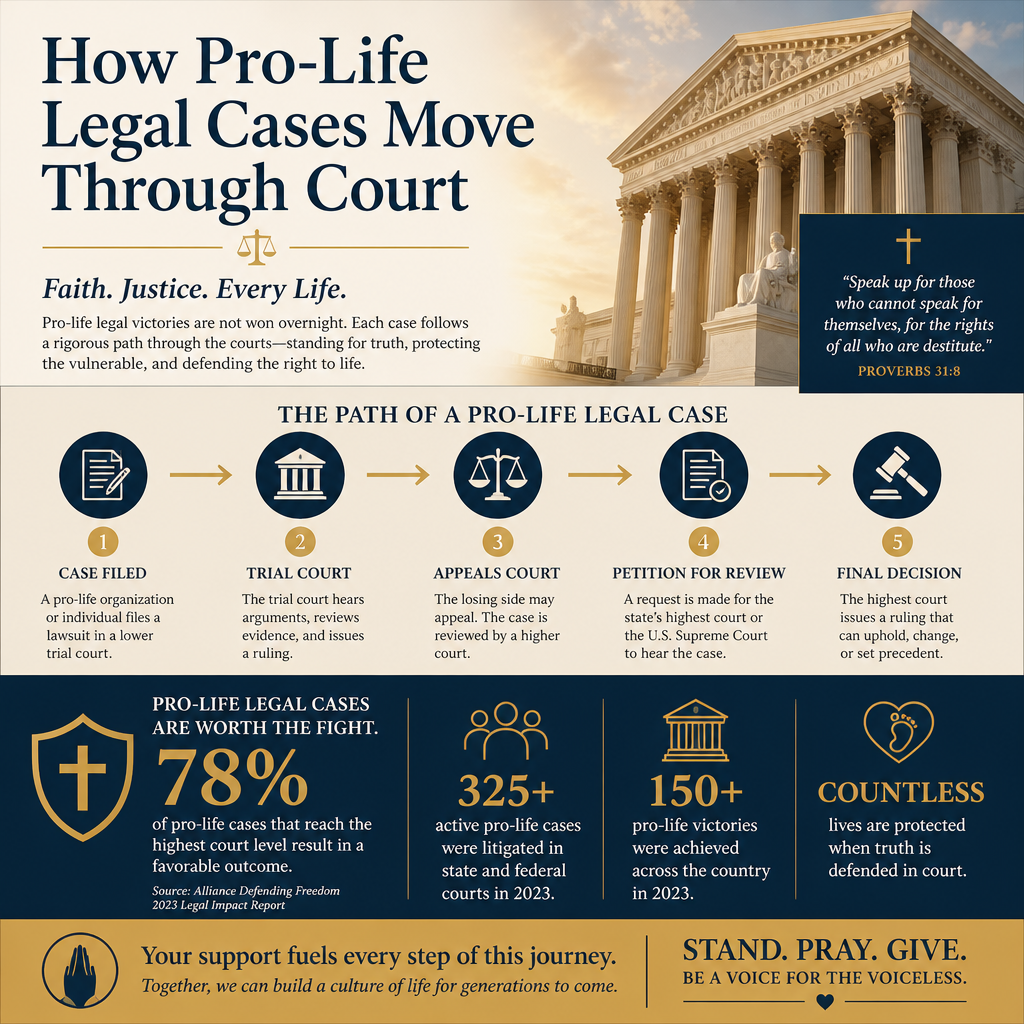 How pro-life legal cases move through court statistics