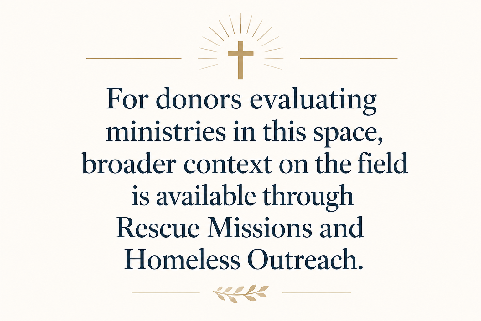 Key insight about How rescue missions share the Gospel with guests