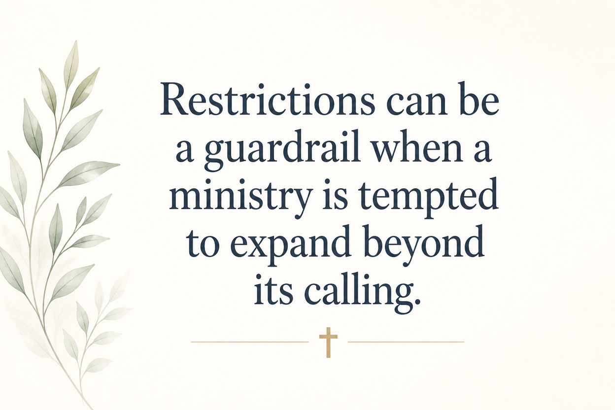 Key insight about How restricted gifts work in Christian counseling ministries