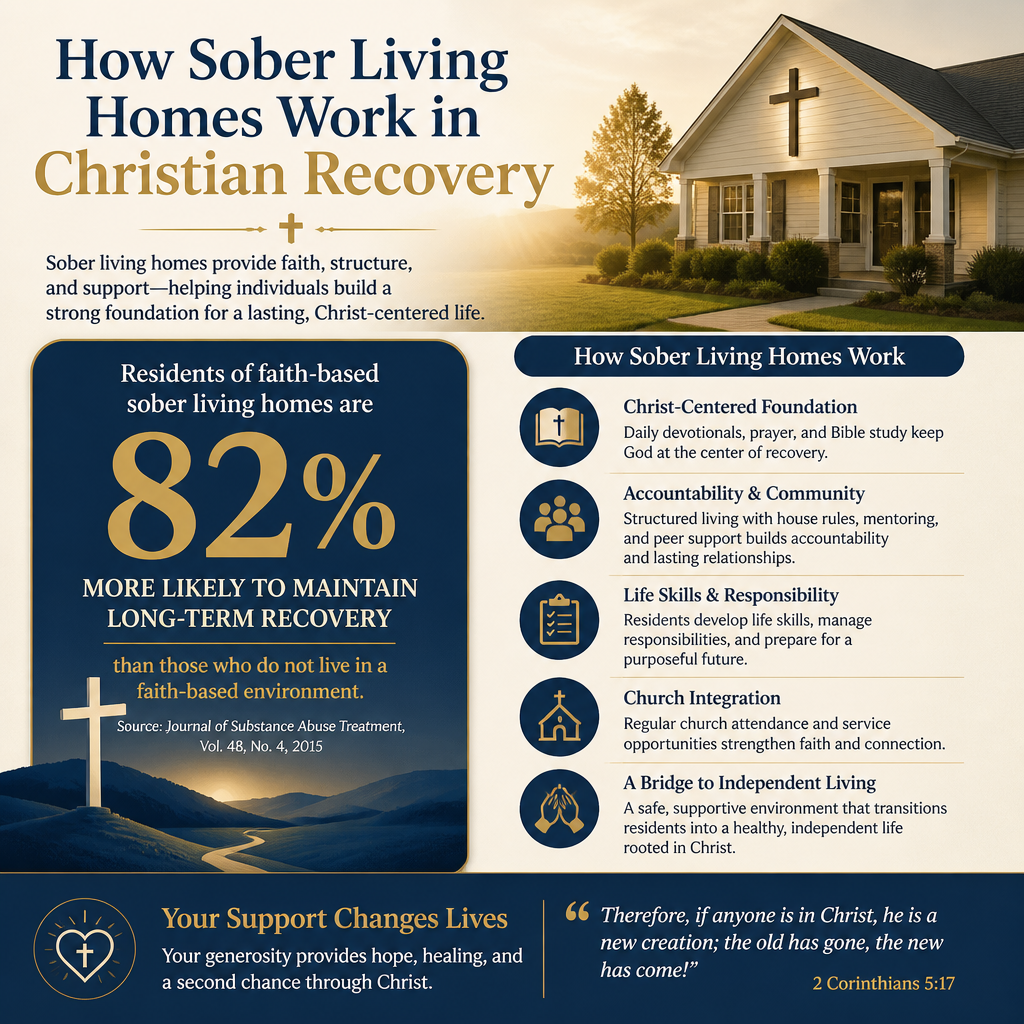 How sober living homes work in Christian recovery statistics