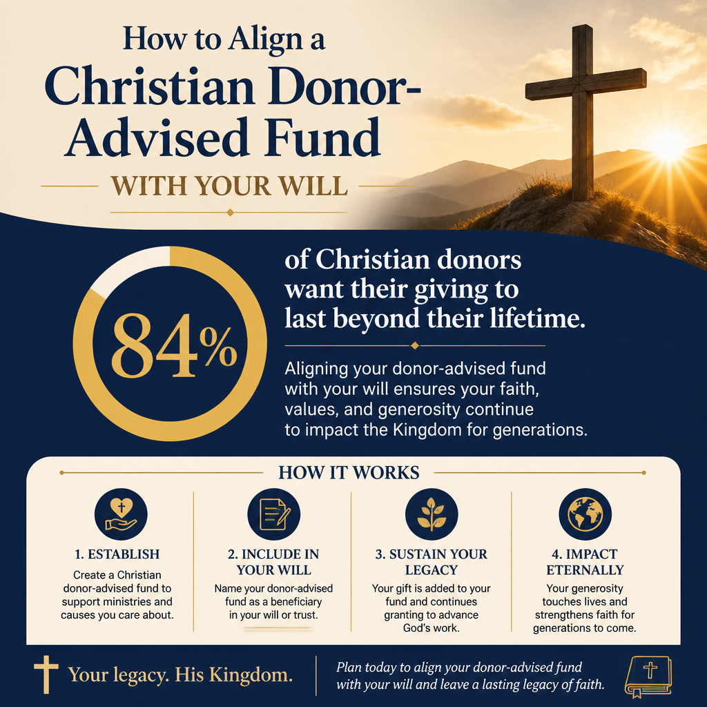 How to align a Christian donor-advised fund with your will statistics