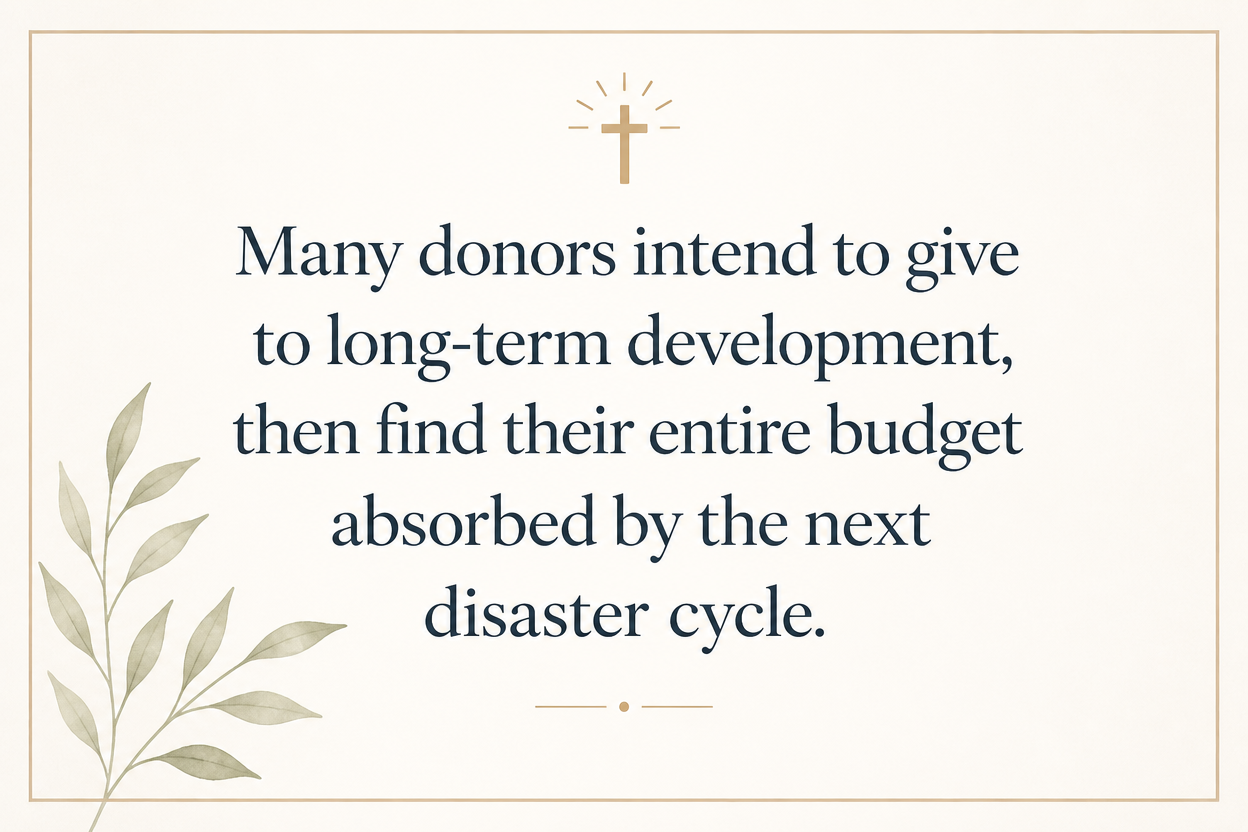 Key insight about How to build a giving plan for Christian relief ministries