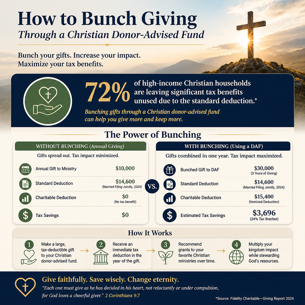 How to bunch giving through a Christian donor-advised fund statistics