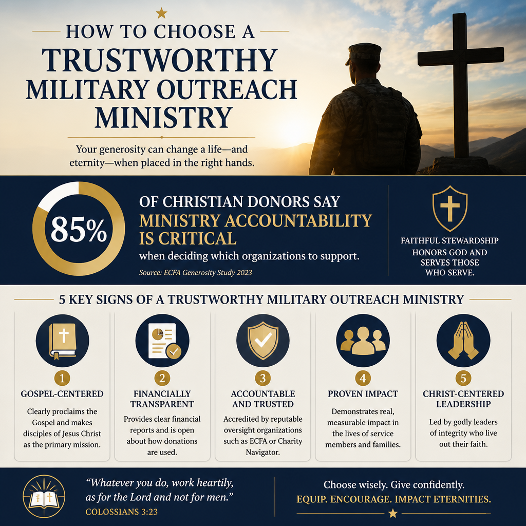 How to choose a trustworthy military outreach ministry statistics