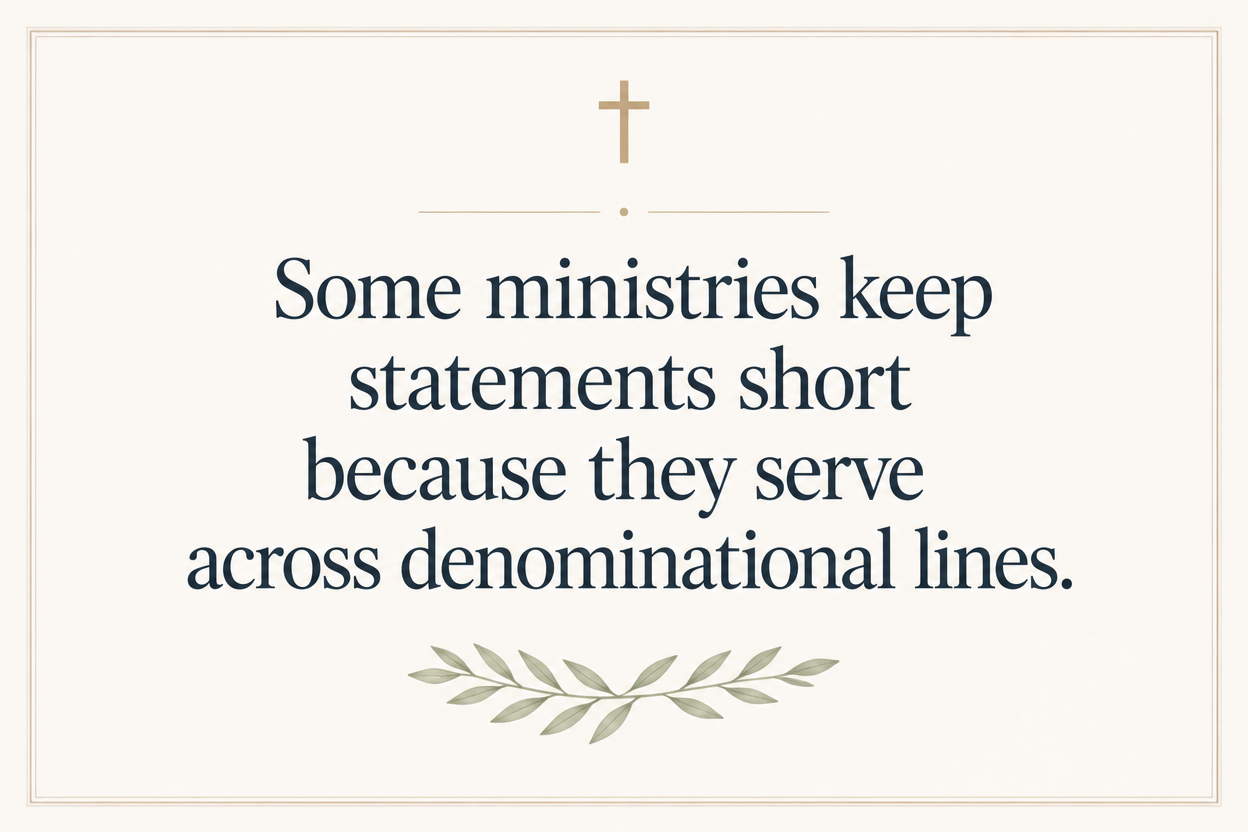 Key insight about How to compare statements of faith across apologetics ministries