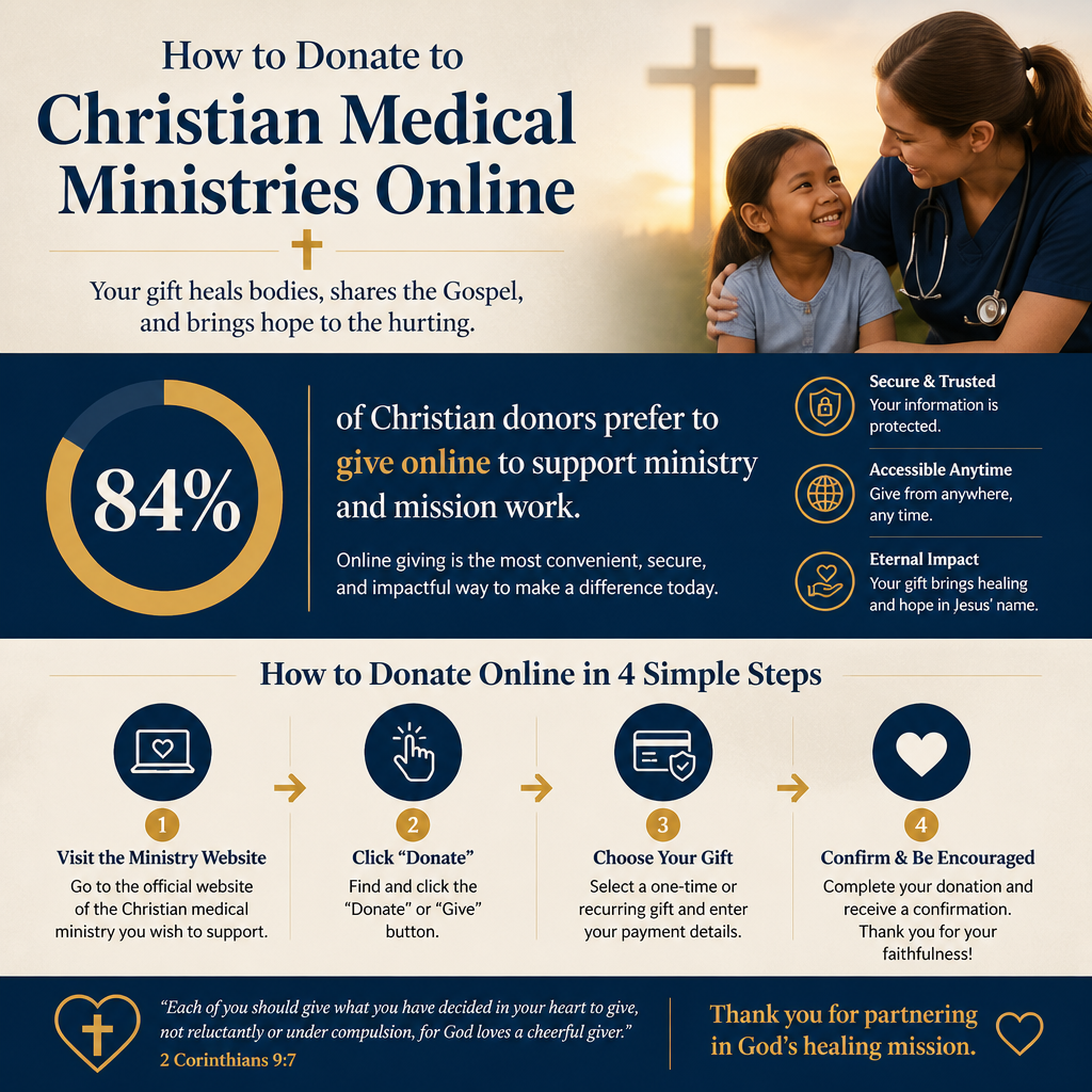 How to donate to Christian medical ministries online statistics