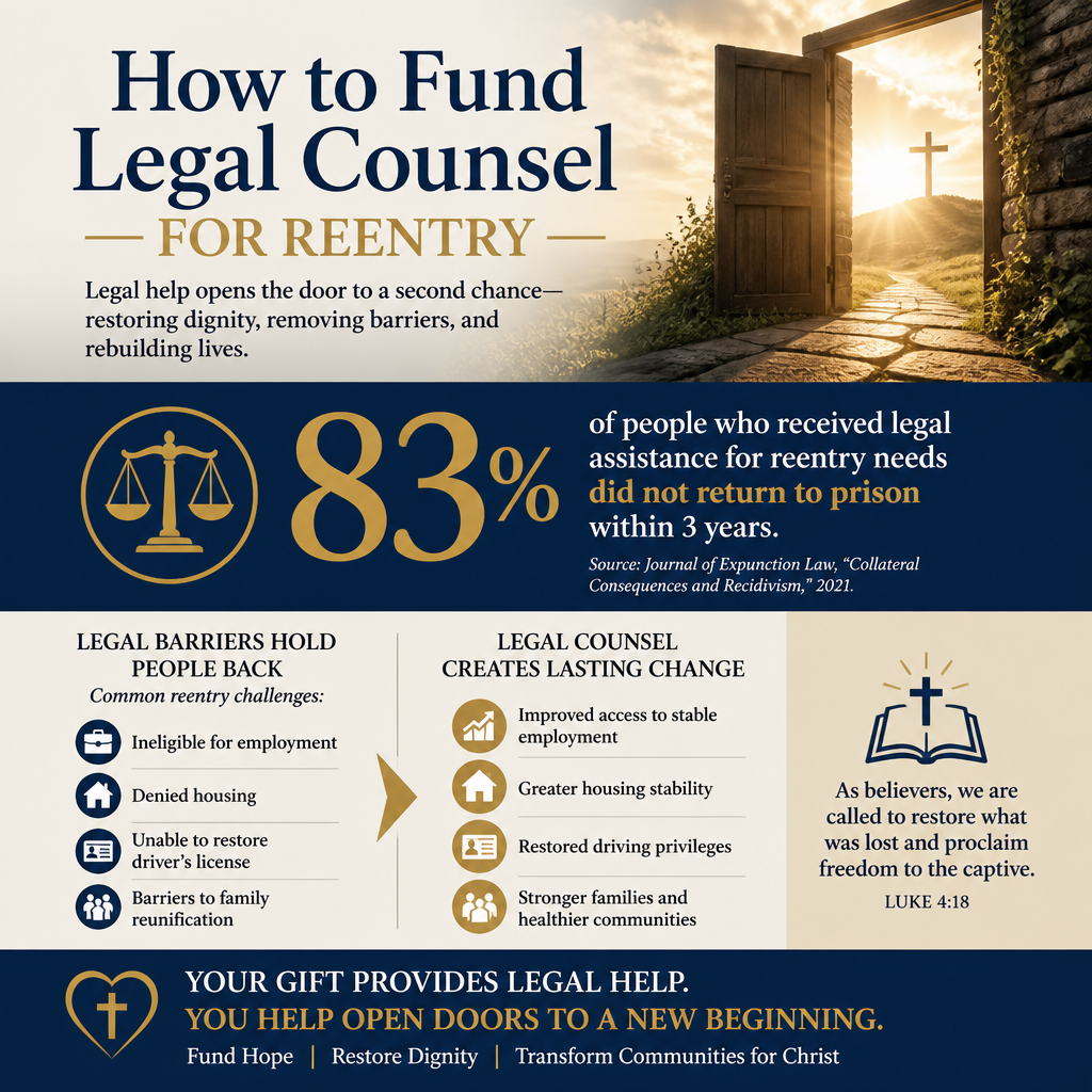How to fund legal counsel for reentry statistics