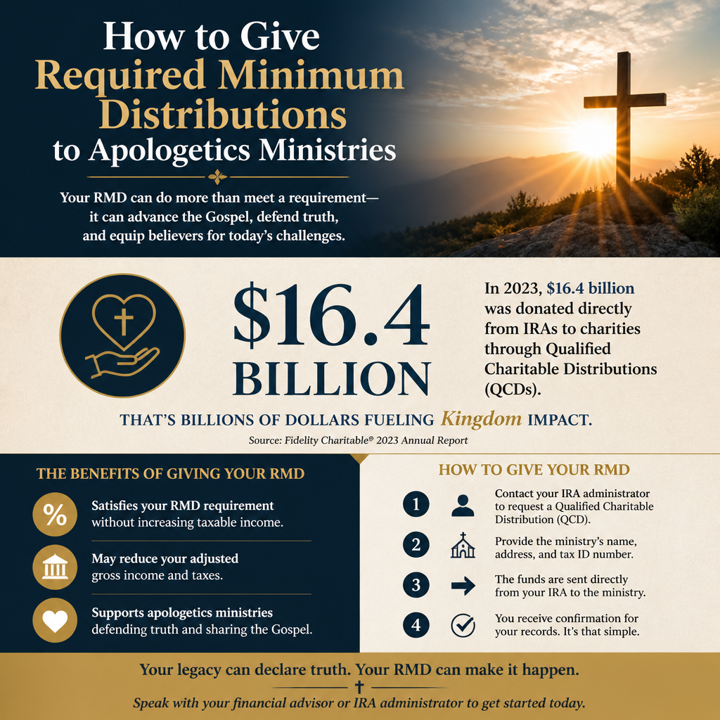 How to give required minimum distributions to apologetics ministries statistics