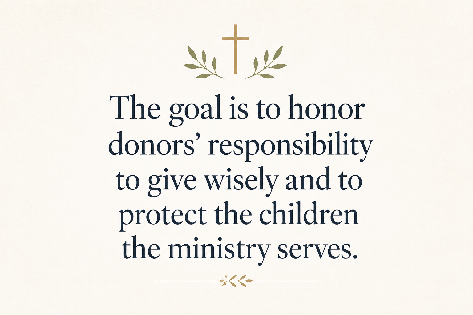 Key insight about How to give stock to orphan care ministries