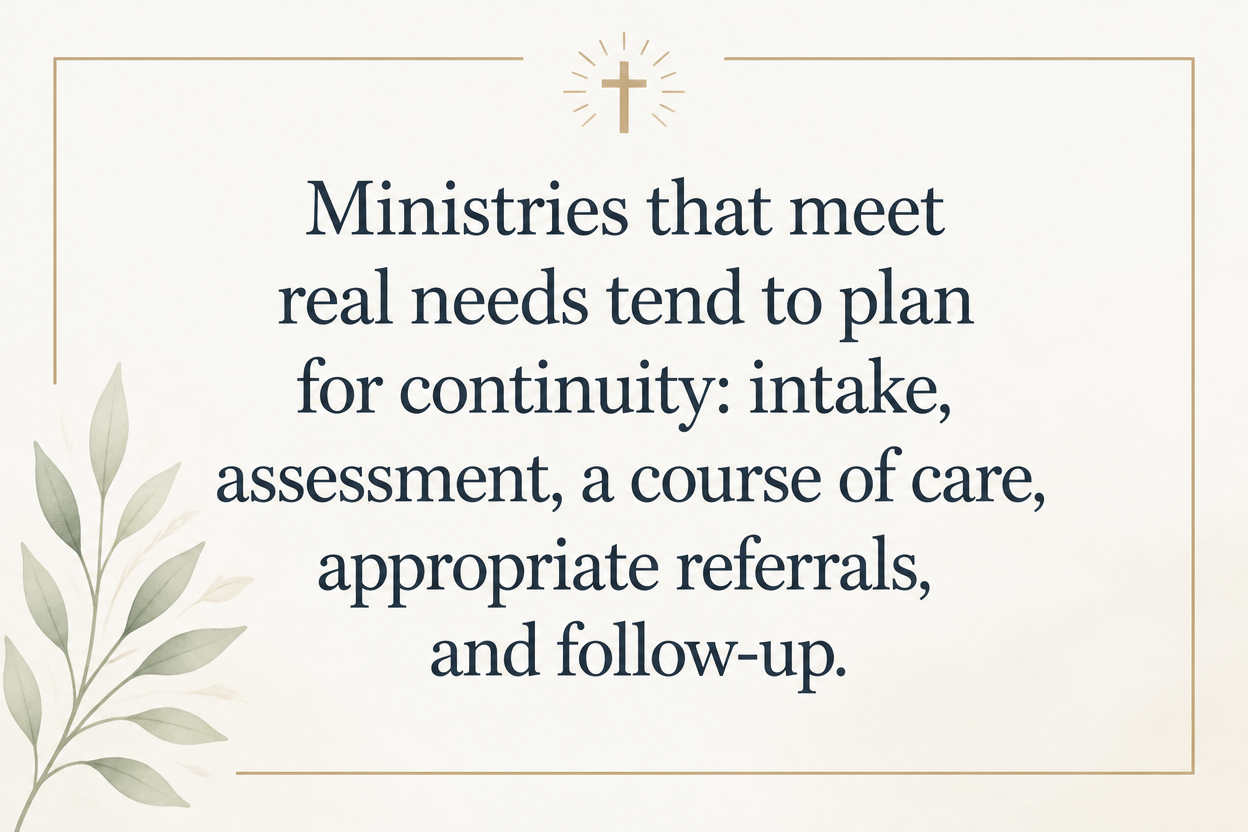 Key insight about How to Give to Christian Counseling Ministries