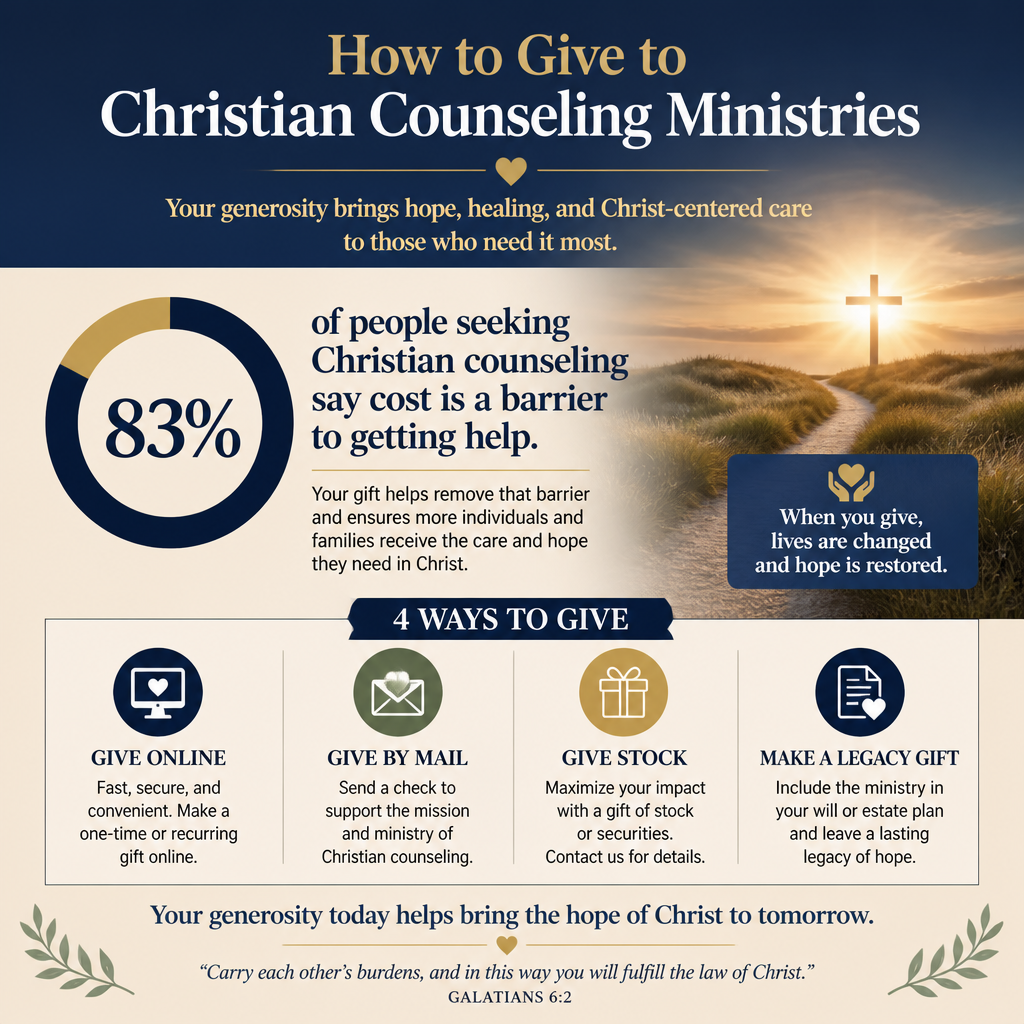 How to Give to Christian Counseling Ministries statistics