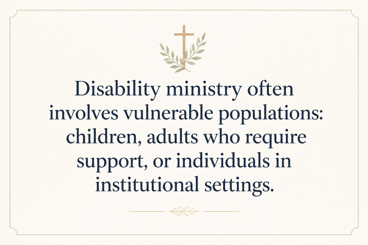 Key insight about How to Give to Disability Ministries