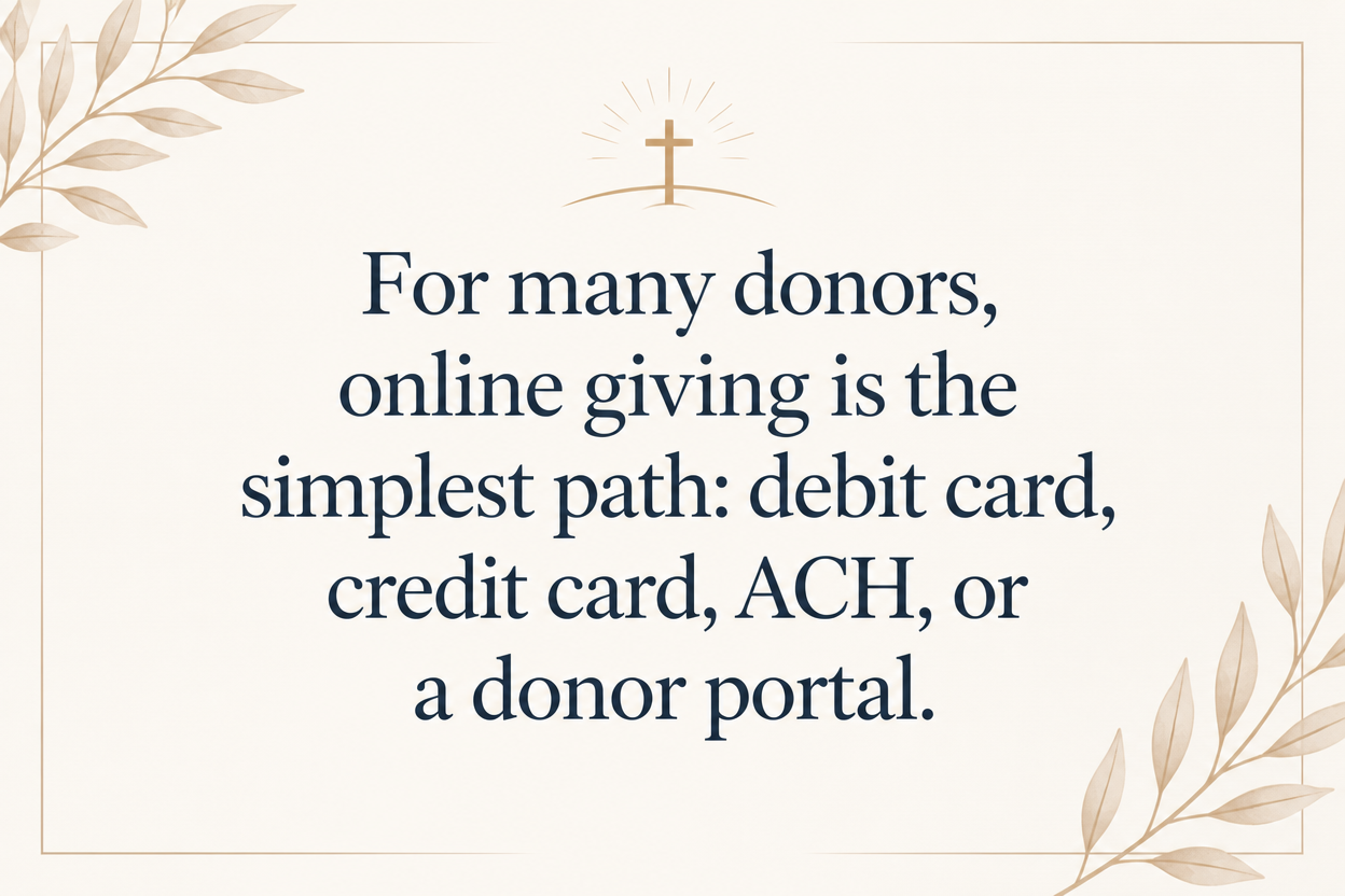 Key insight about How to Give to Discipleship Ministries
