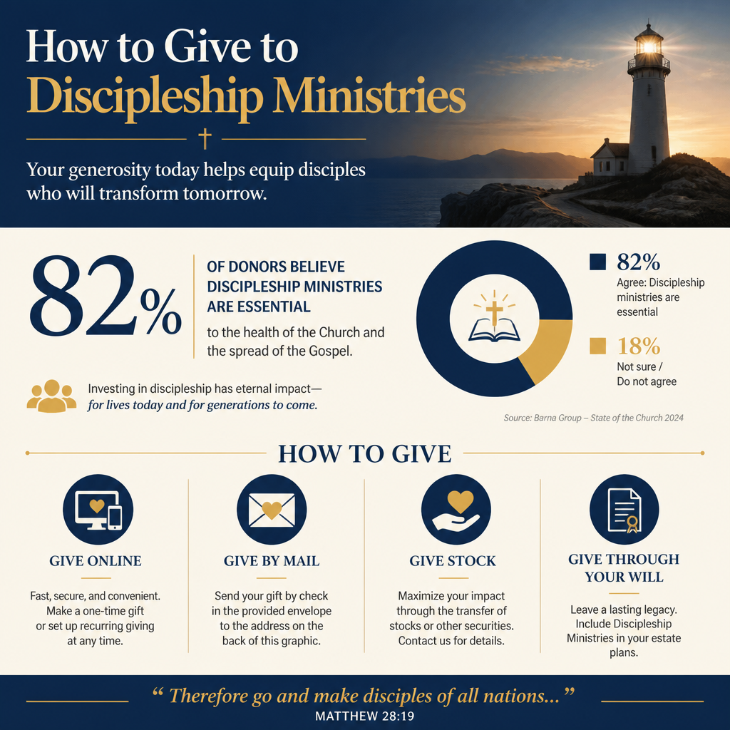 How to Give to Discipleship Ministries statistics