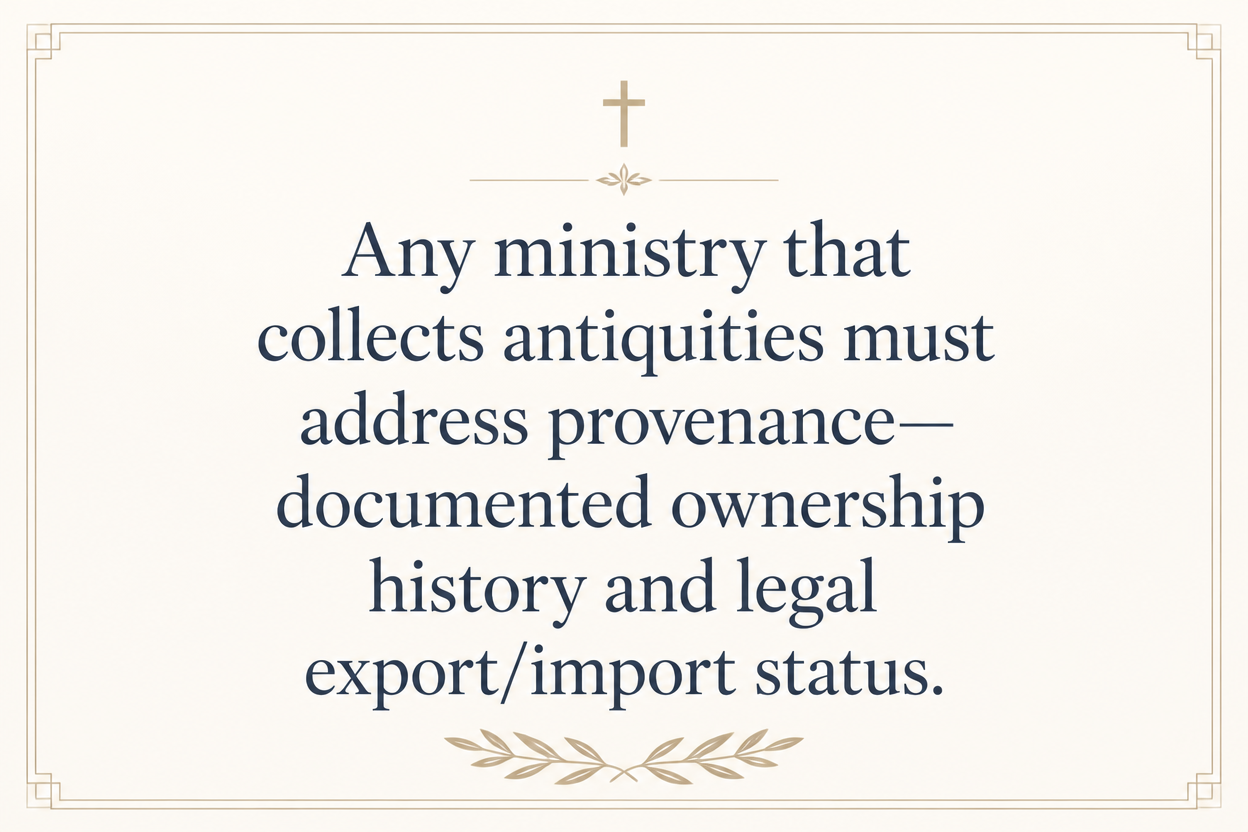 Key insight about How to Give Wisely to Biblical Museum Ministries
