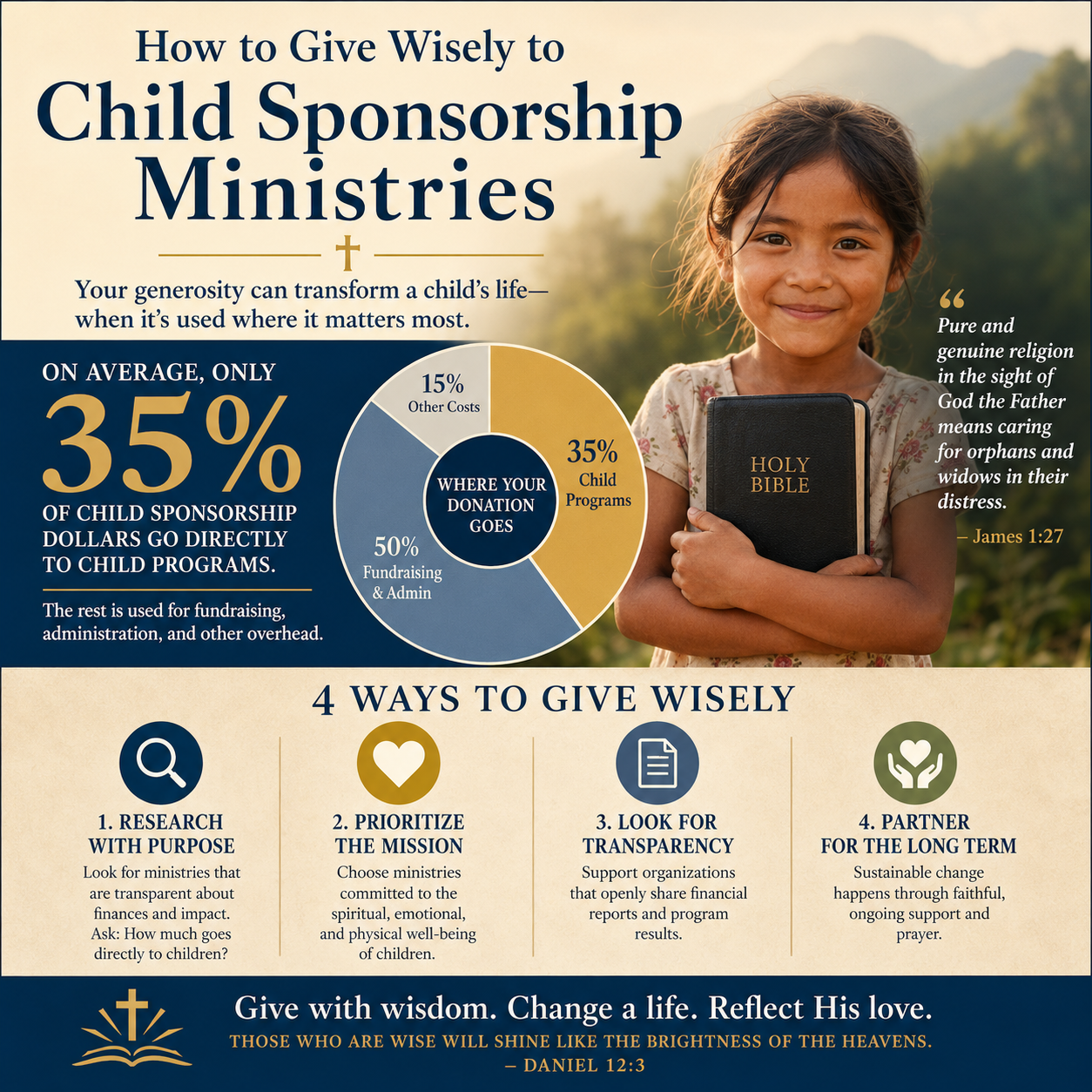 How to Give Wisely to Child Sponsorship Ministries statistics
