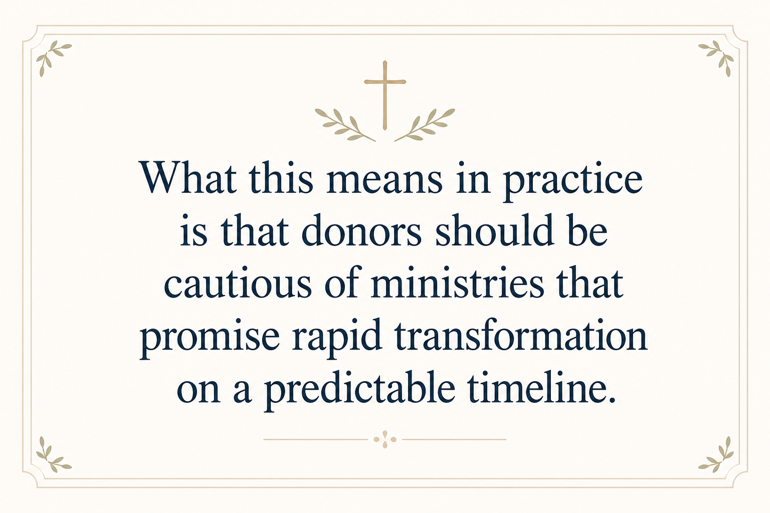 Key insight about How to Give Wisely to Christian Anti-Trafficking Ministries
