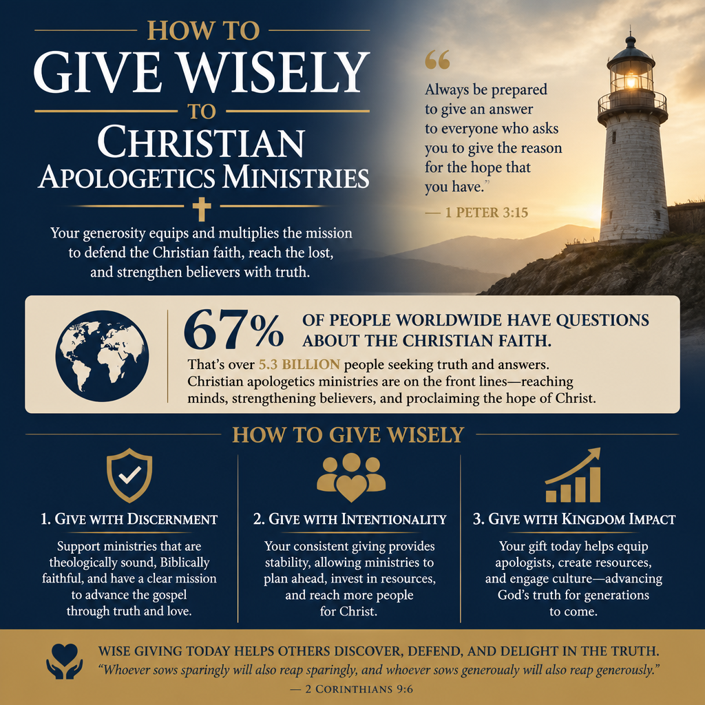How to Give Wisely to Christian Apologetics Ministries statistics