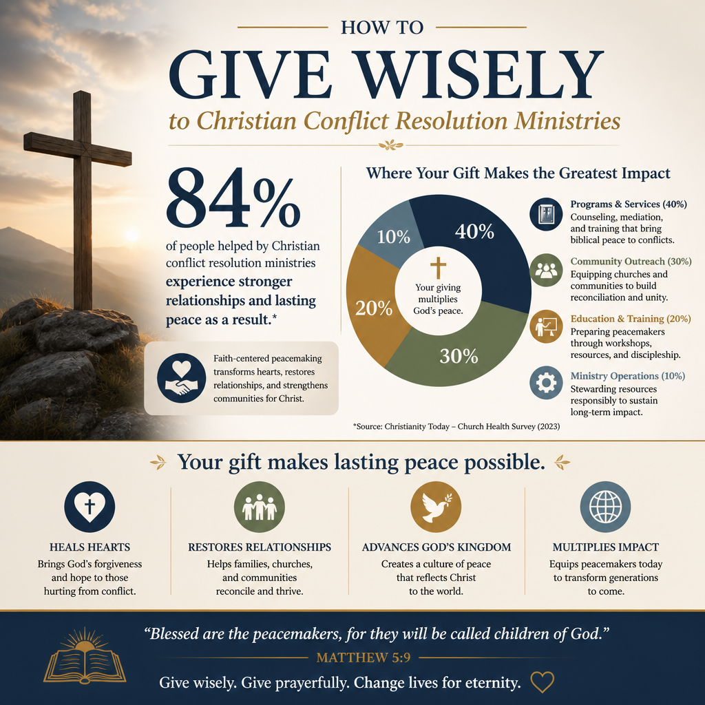 How to Give Wisely to Christian Conflict Resolution Ministries statistics