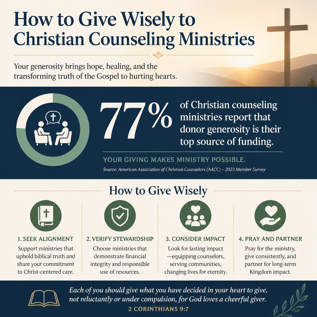 How to Give Wisely to Christian Counseling Ministries statistics
