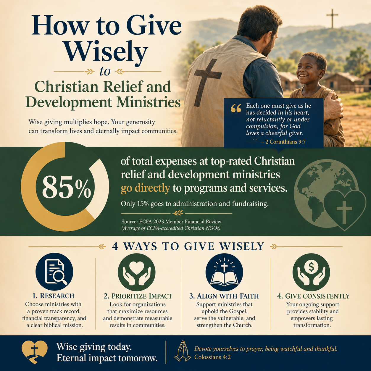How to Give Wisely to Christian Relief and Development Ministries statistics