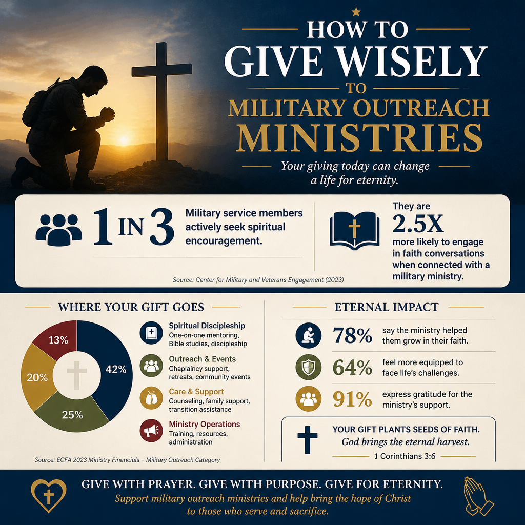How to Give Wisely to Military Outreach Ministries statistics