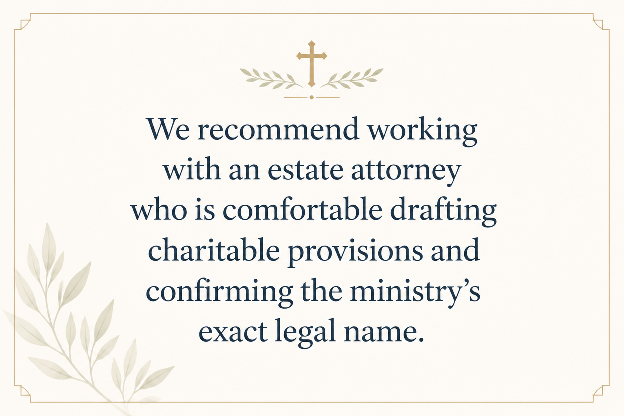 Key insight about How to include biblical museum ministries in your will