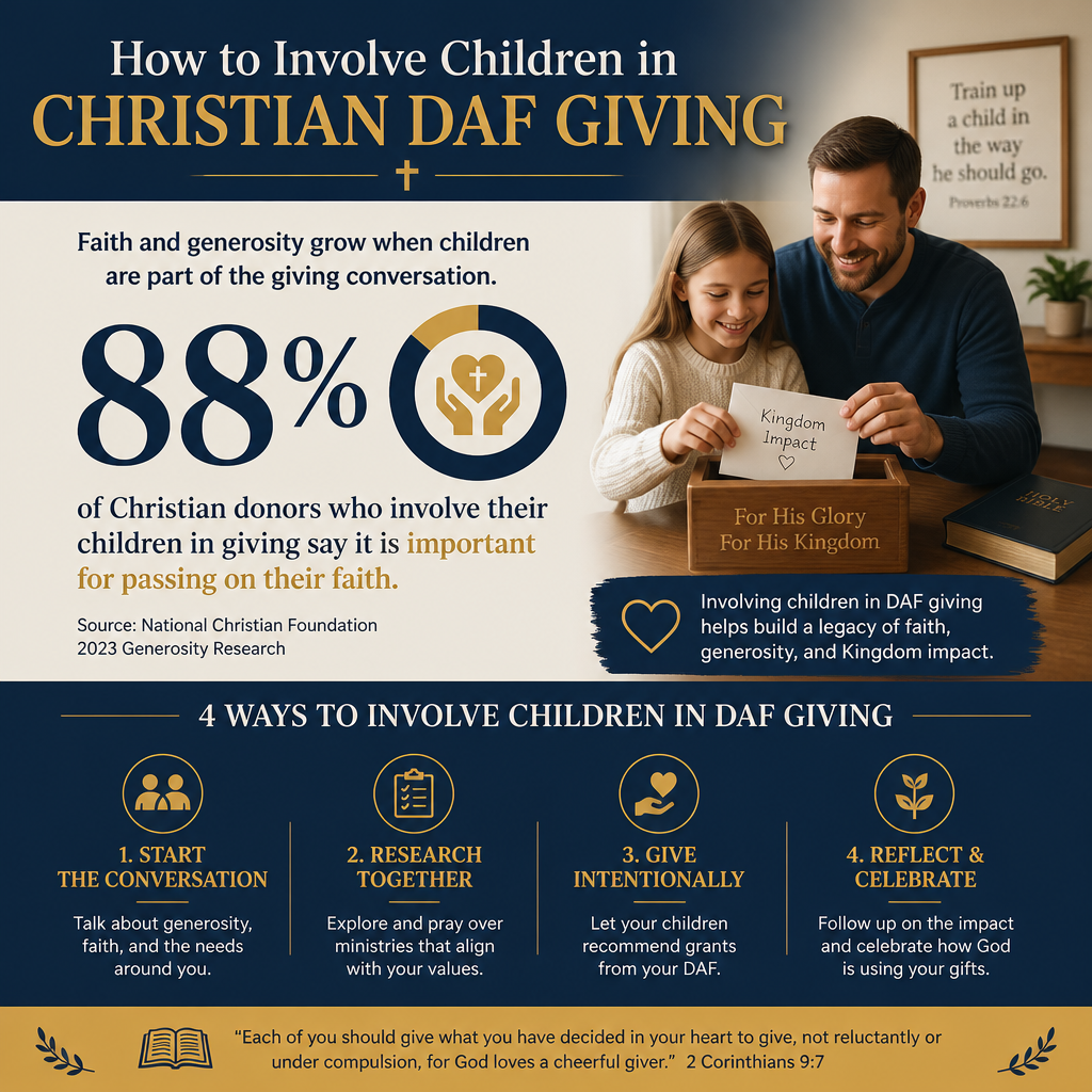 How to involve children in Christian DAF giving statistics