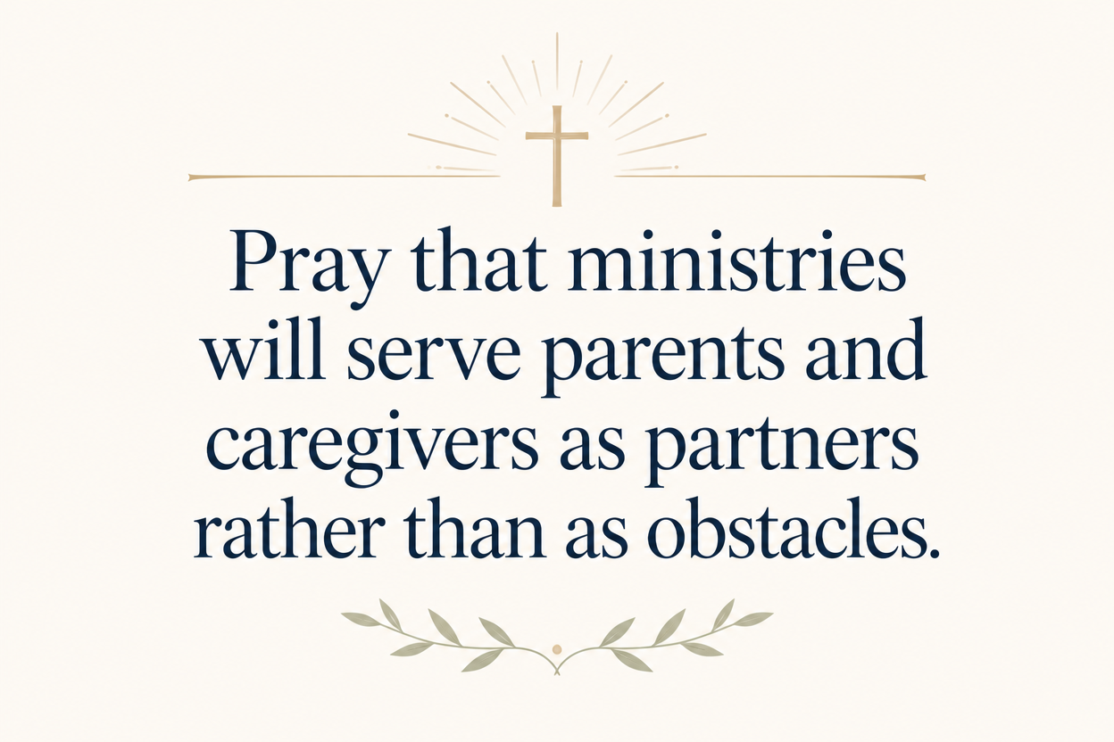 Key insight about How to pray for child sponsorship ministries