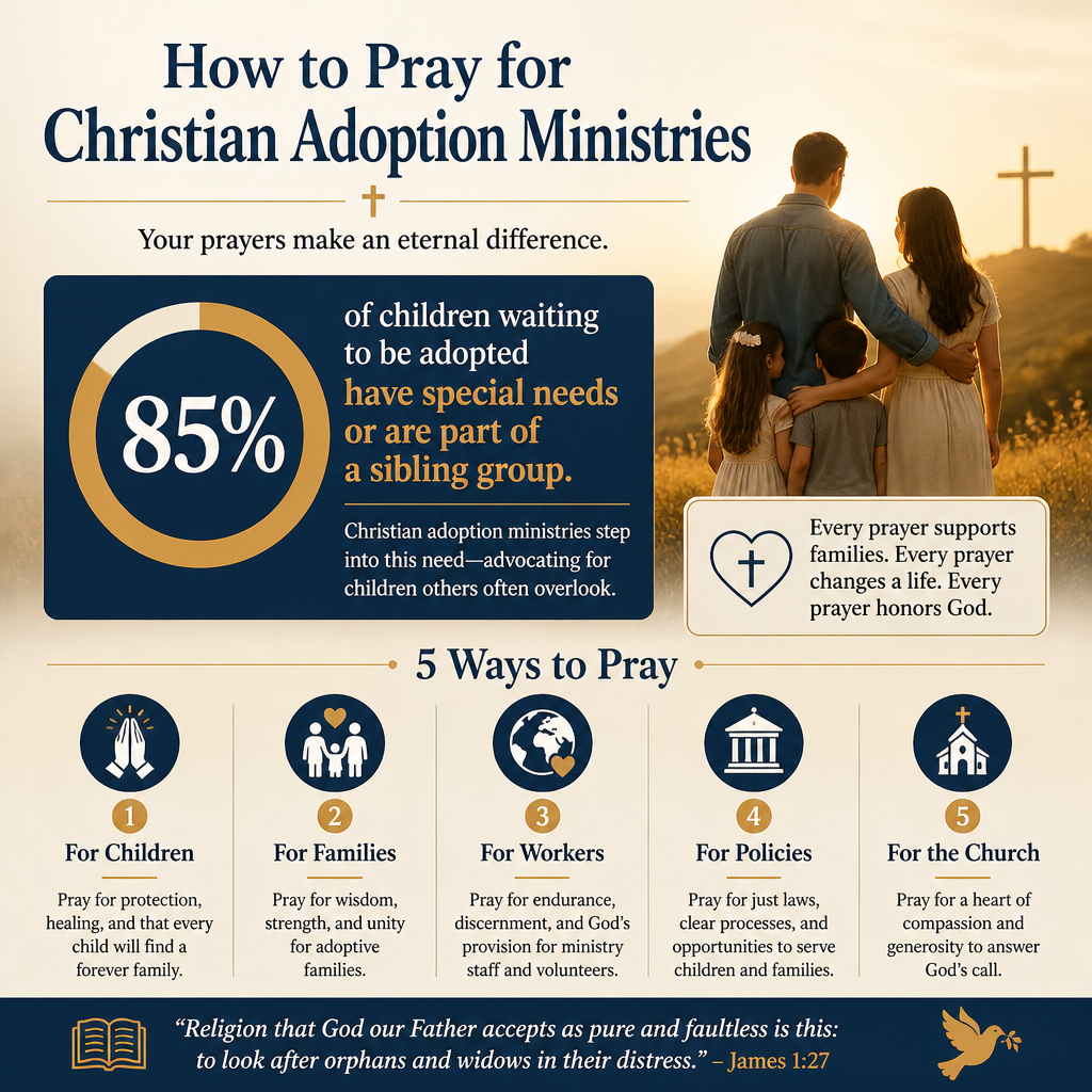 How to pray for Christian adoption ministries statistics