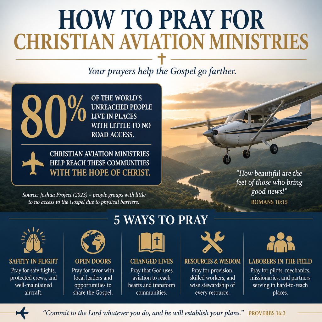 How to pray for Christian aviation ministries statistics