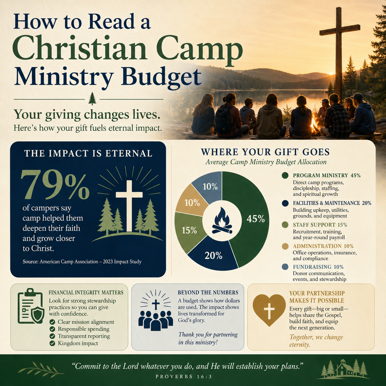 How to read a Christian camp ministry budget statistics