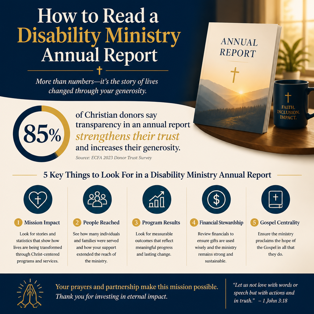 How to read a disability ministry annual report statistics