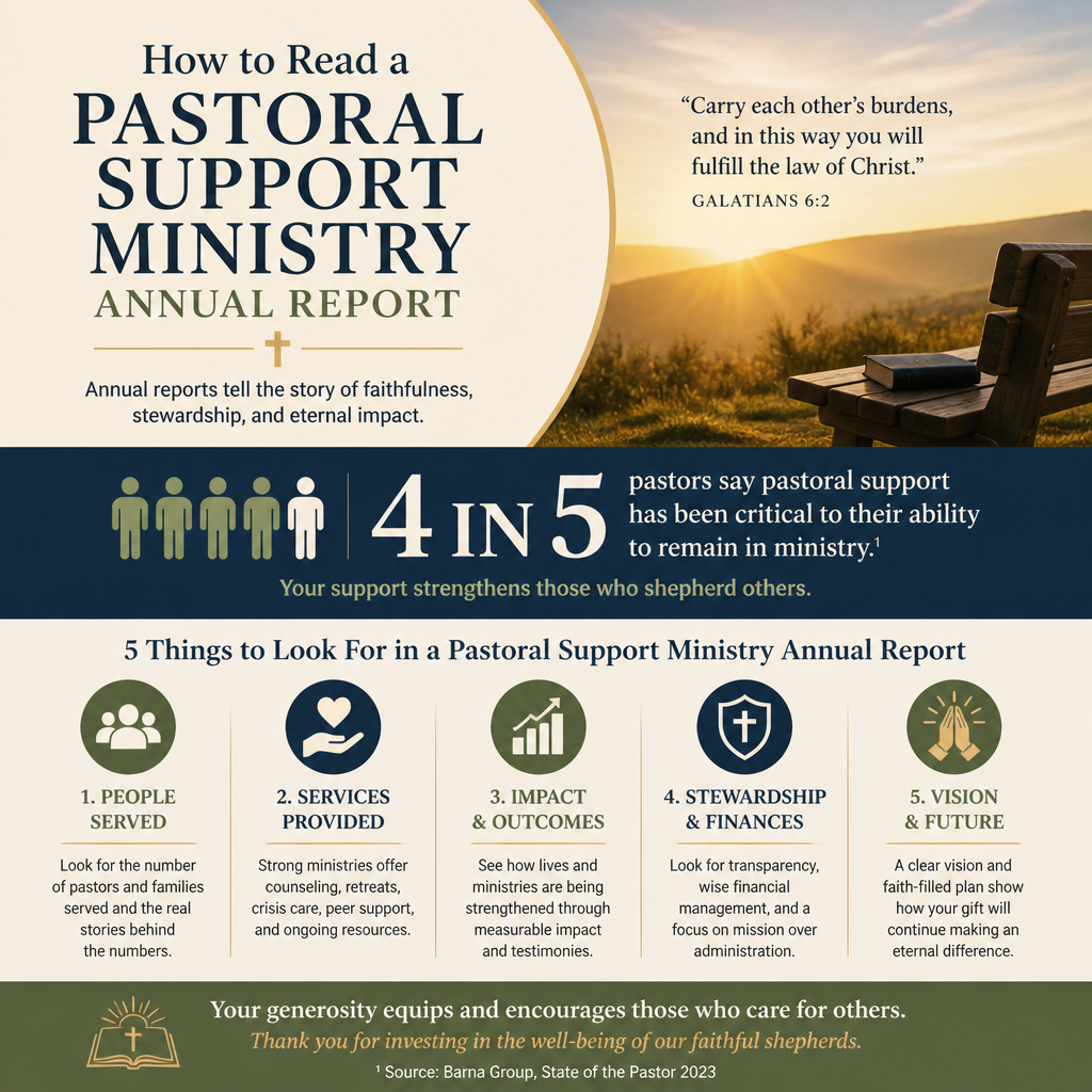 How to read a pastoral support ministry annual report statistics