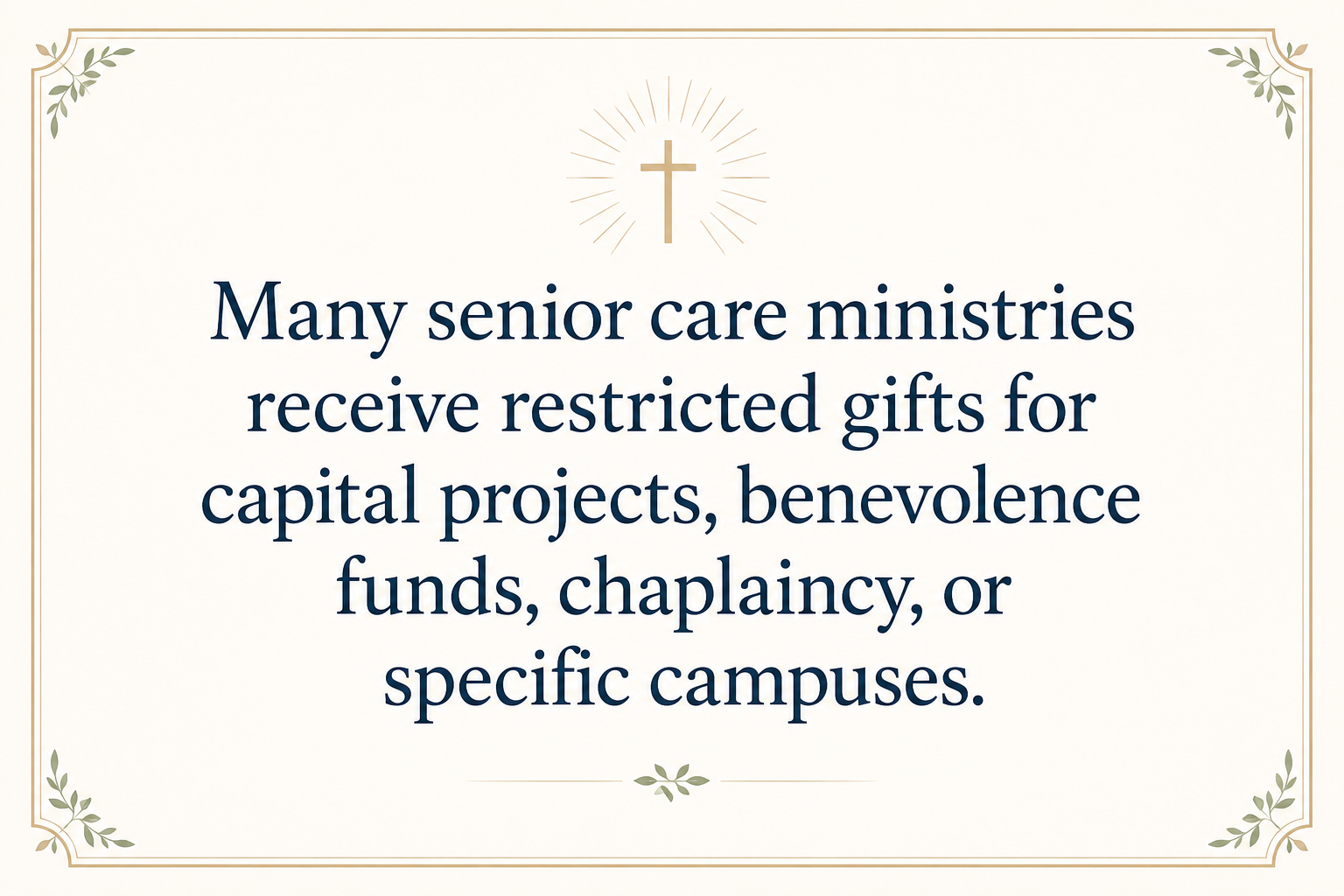 Key insight about How to read Christian senior care ministry financial reports
