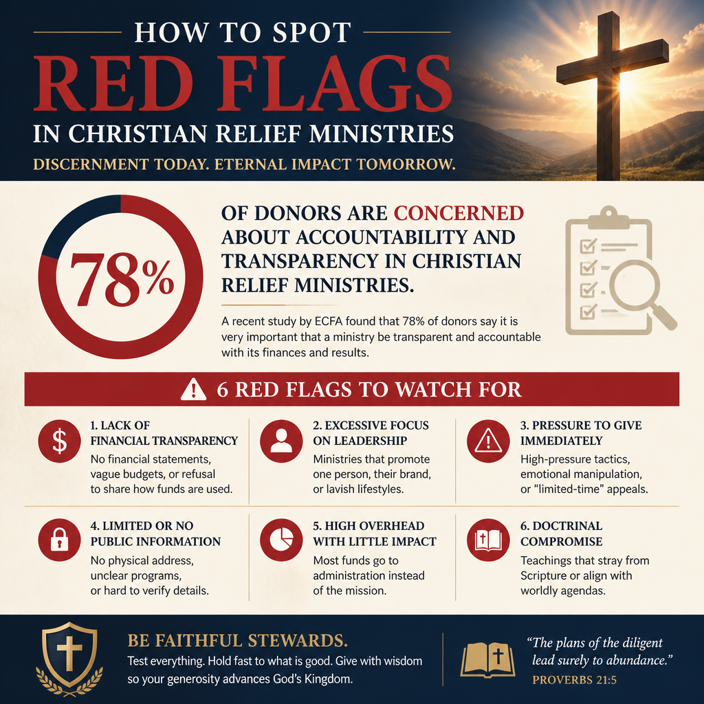 How to spot red flags in Christian relief ministries statistics