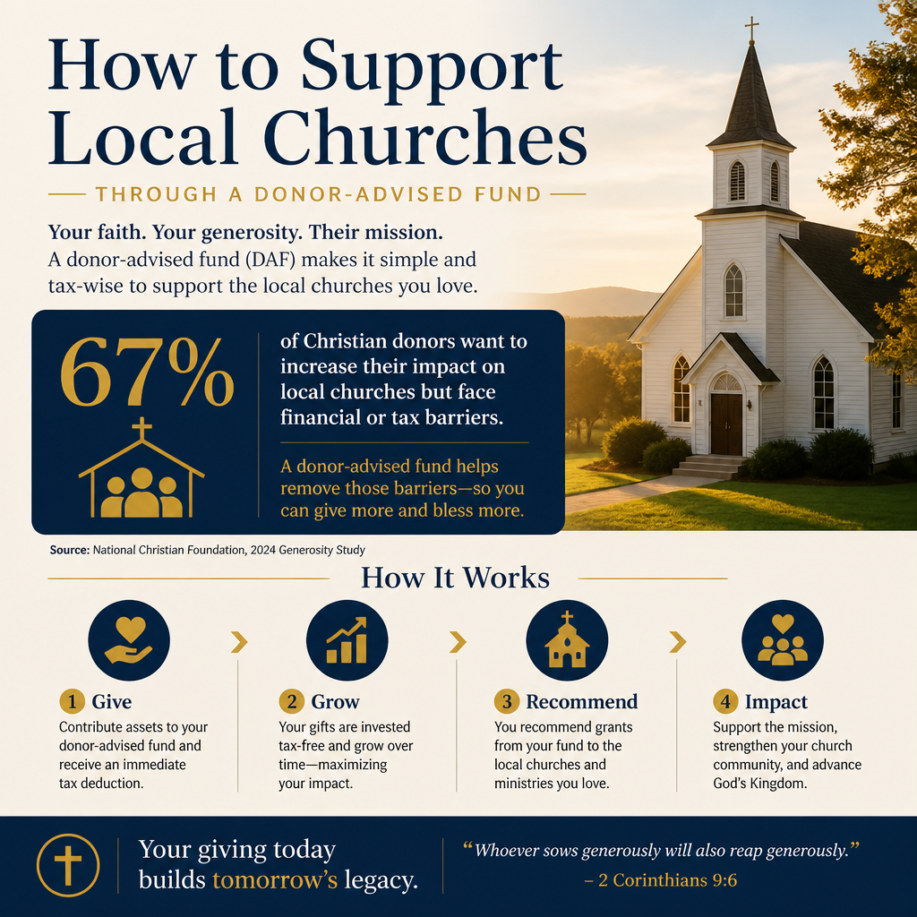 How to support local churches through a donor-advised fund statistics