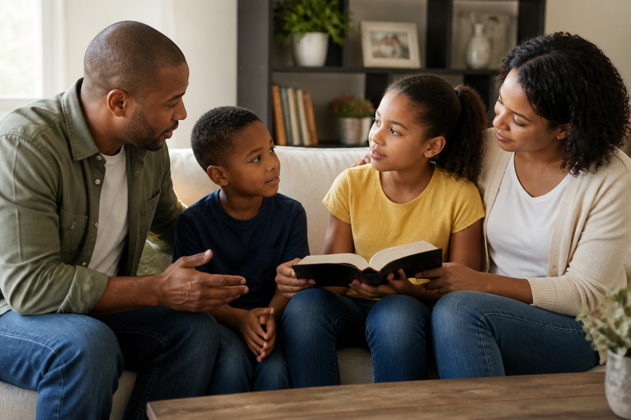 Guide to How to talk to kids about giving to Bible distribution ministries