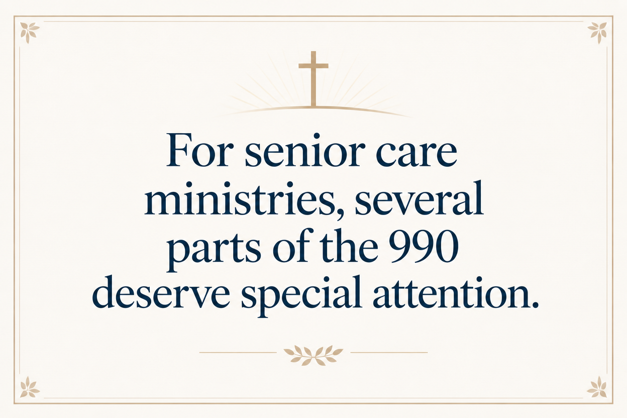 Key insight about How to verify a Christian senior care ministry's nonprofit status