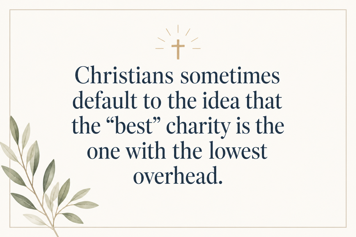 Key insight about How to vet Christian relief and development ministries