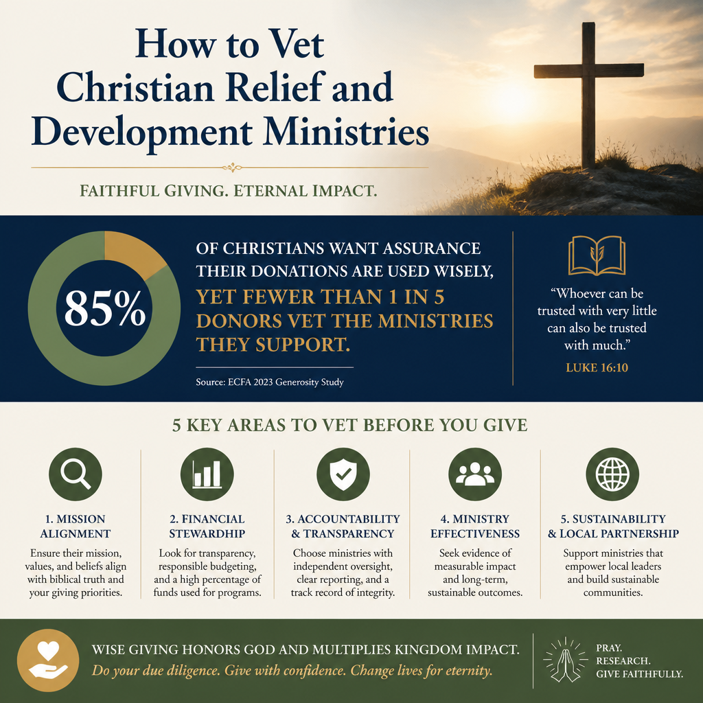 How to vet Christian relief and development ministries statistics