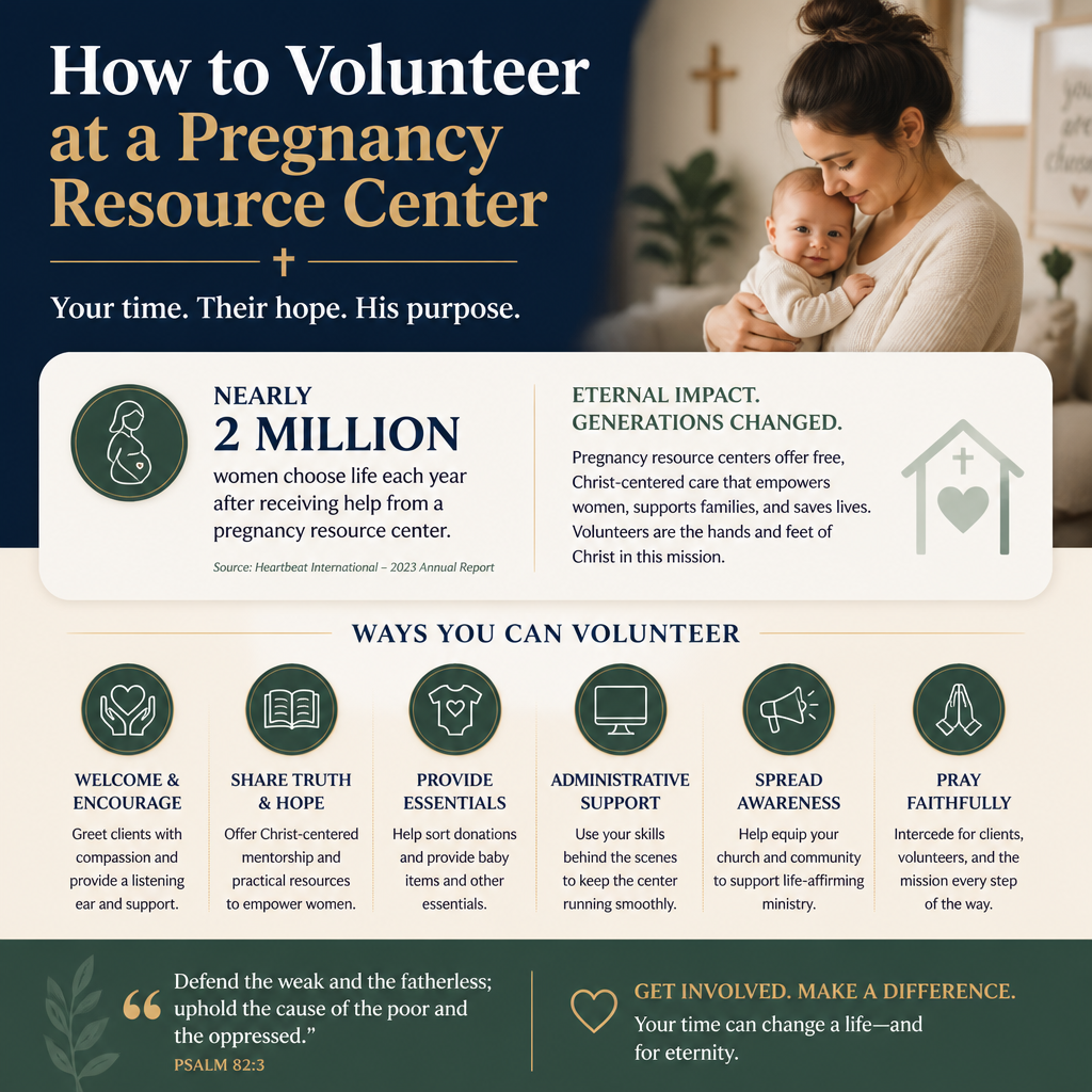 How to volunteer at a pregnancy resource center statistics