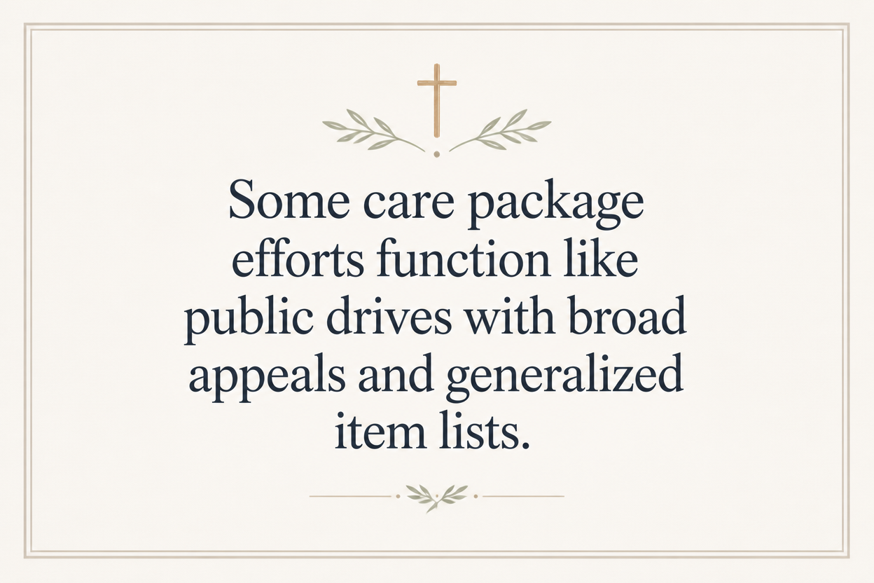Key insight about How volunteers can join military care package efforts