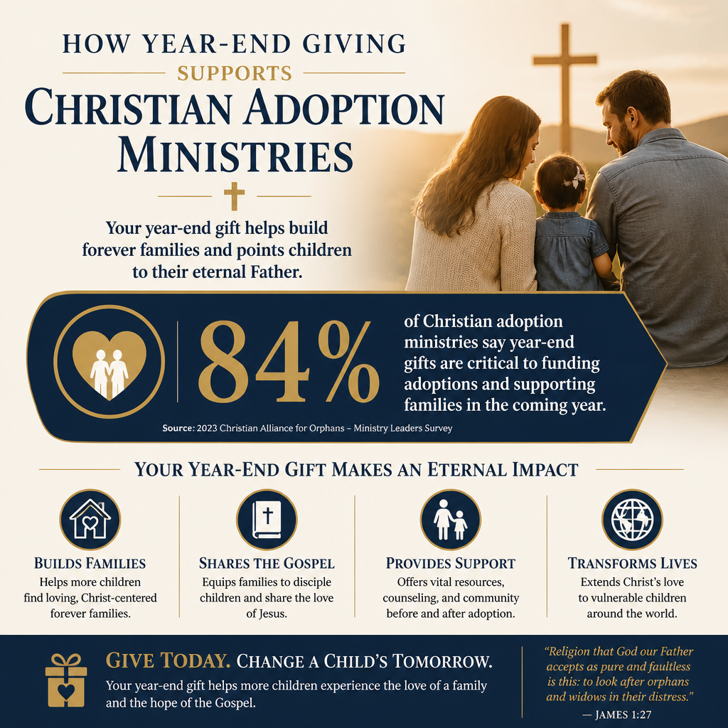 How year-end giving supports Christian adoption ministries statistics