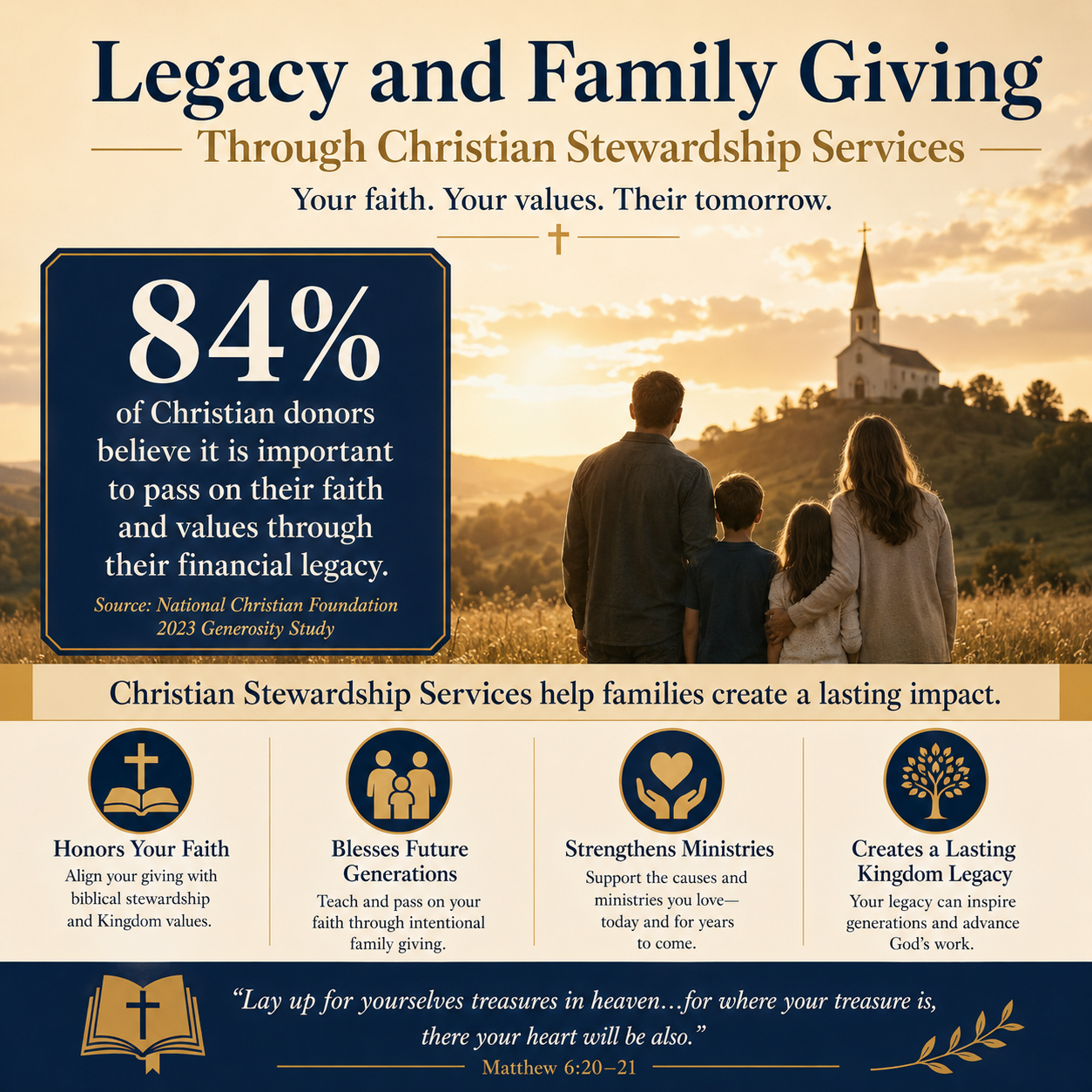 Legacy and Family Giving Through Christian Stewardship Services statistics